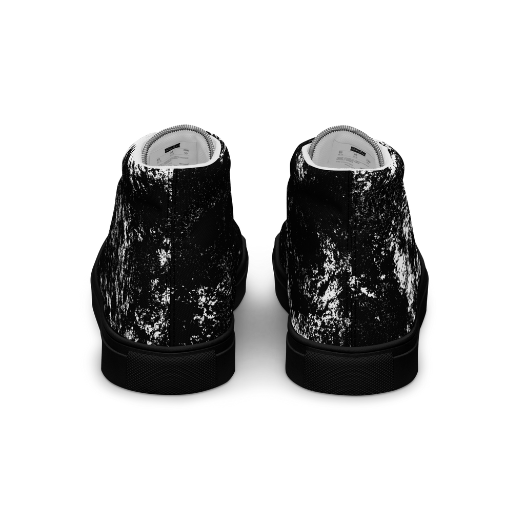 MARBLE BLANC (Men’s High Top Canvas Shoes)