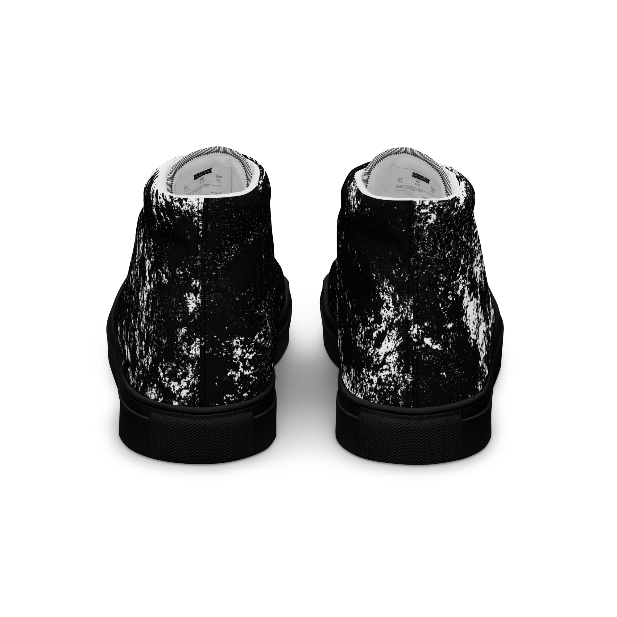MARBLE BLANC (Men’s High Top Canvas Shoes)