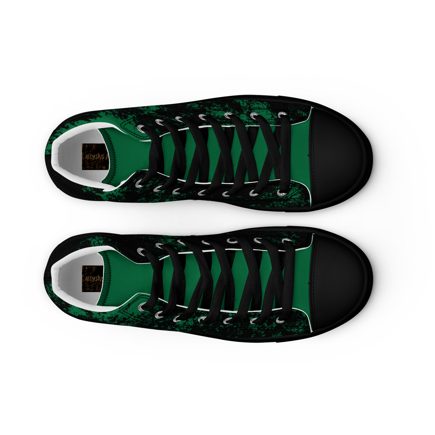 MONEY LIMES (Men’s High Top Canvas Shoes)