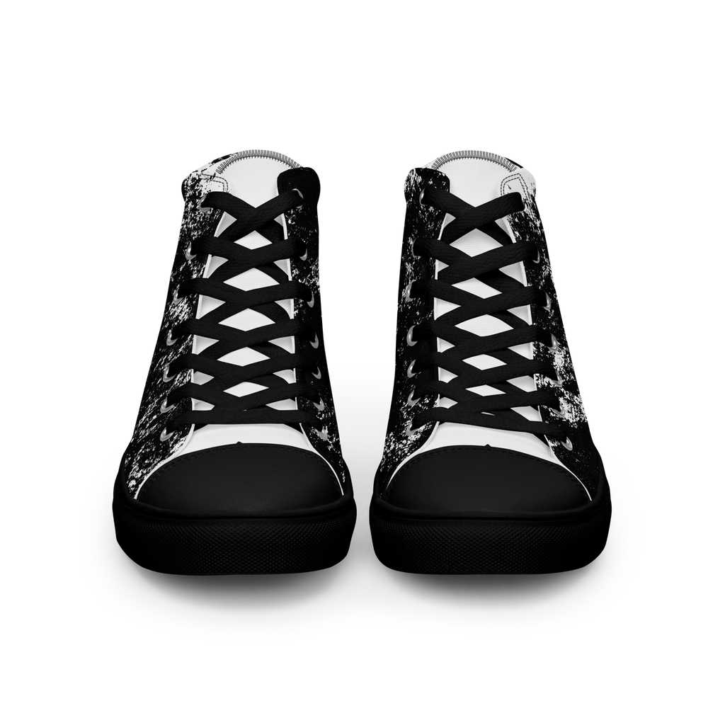 MARBLE BLANC (Men’s High Top Canvas Shoes)