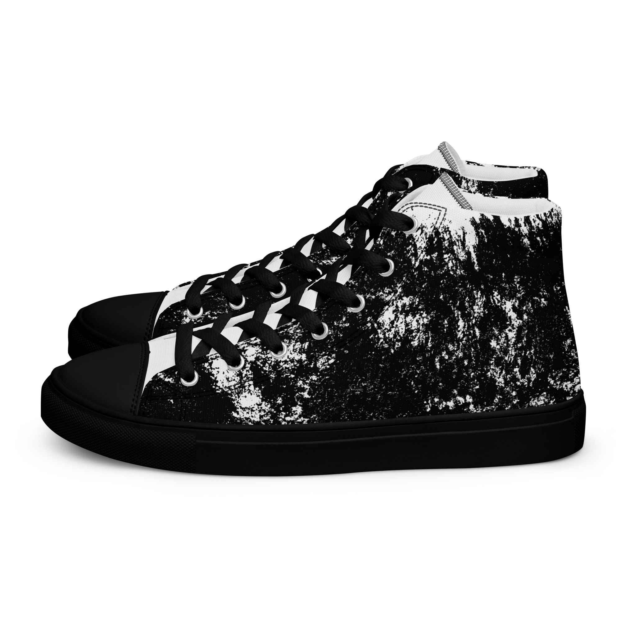 MARBLE BLANC (Men’s High Top Canvas Shoes)