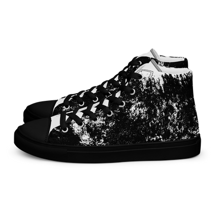 MARBLE WHITE (Men’s High Top Canvas Shoes)