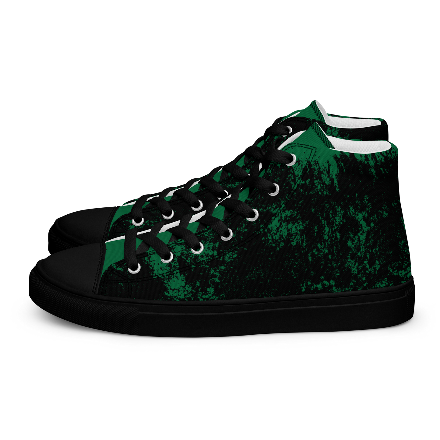 MONEY LIMES (Men’s High Top Canvas Shoes)