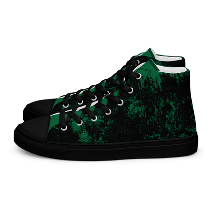 MONEY LIMES (Men’s High Top Canvas Shoes)