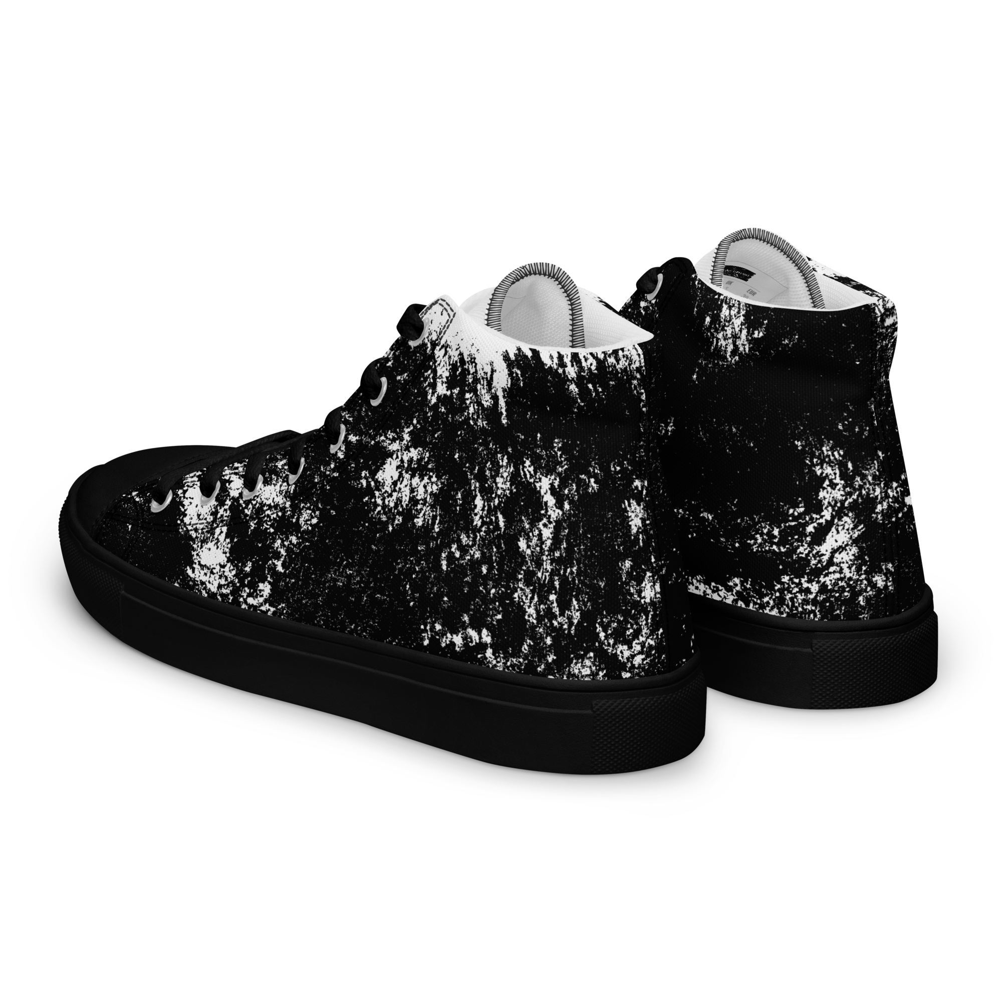 MARBLE BLANC (Men’s High Top Canvas Shoes)