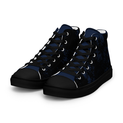 OCEAN FLOOR (Men’s High Top Canvas Shoes)