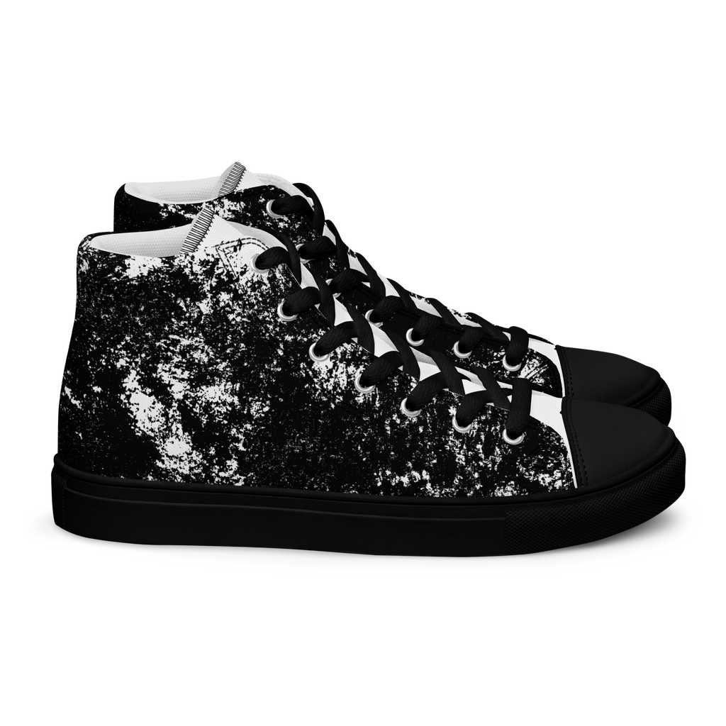 MARBLE BLANC (Men’s High Top Canvas Shoes)