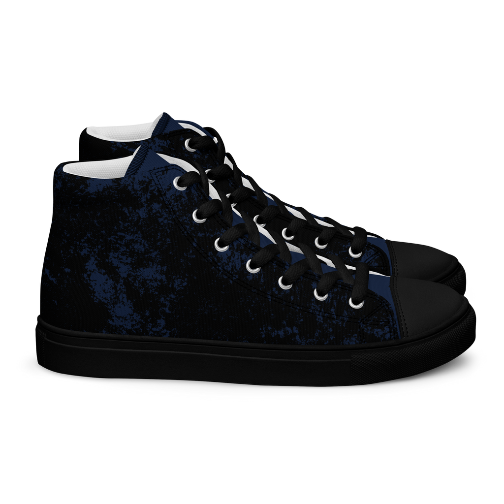 OCEAN FLOOR (Men’s High Top Canvas Shoes)