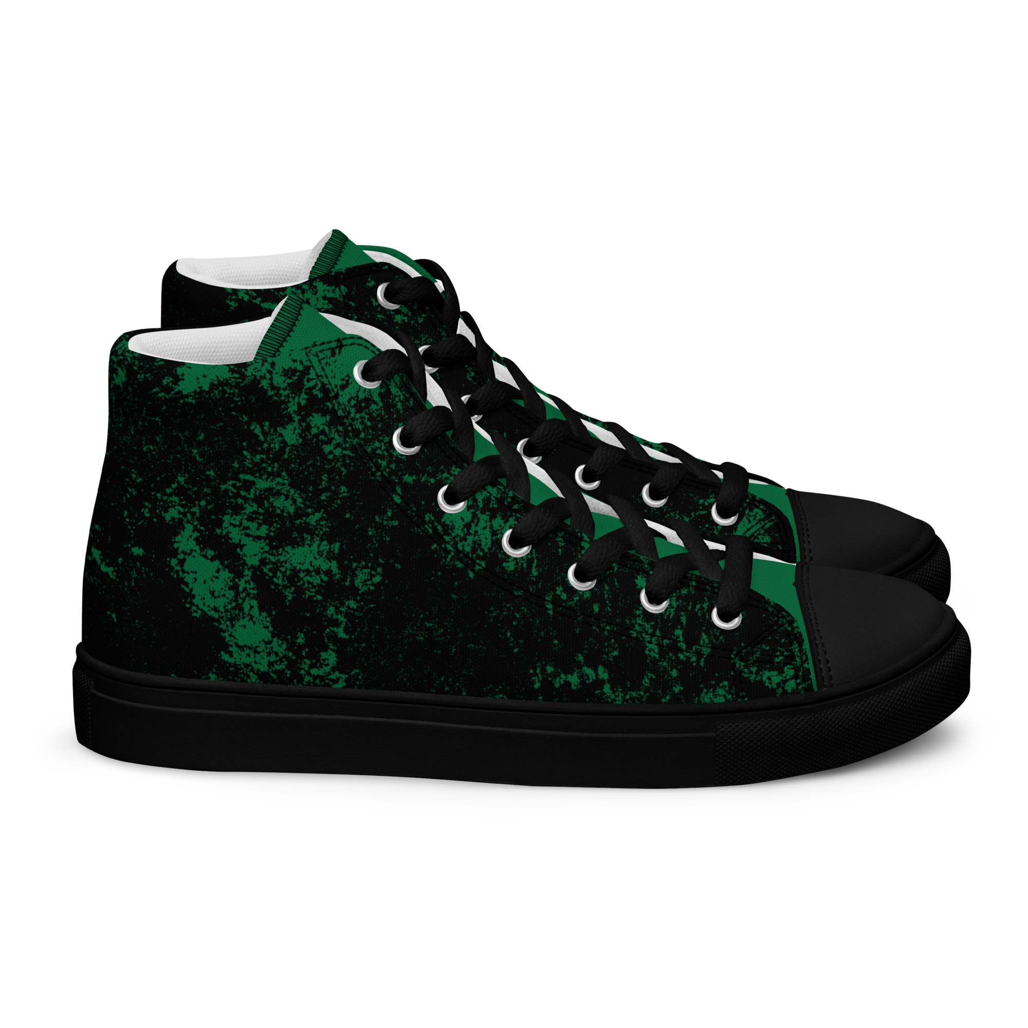 MONEY LIMES (Men’s High Top Canvas Shoes)