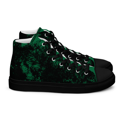 MONEY LIMES (Men’s High Top Canvas Shoes)