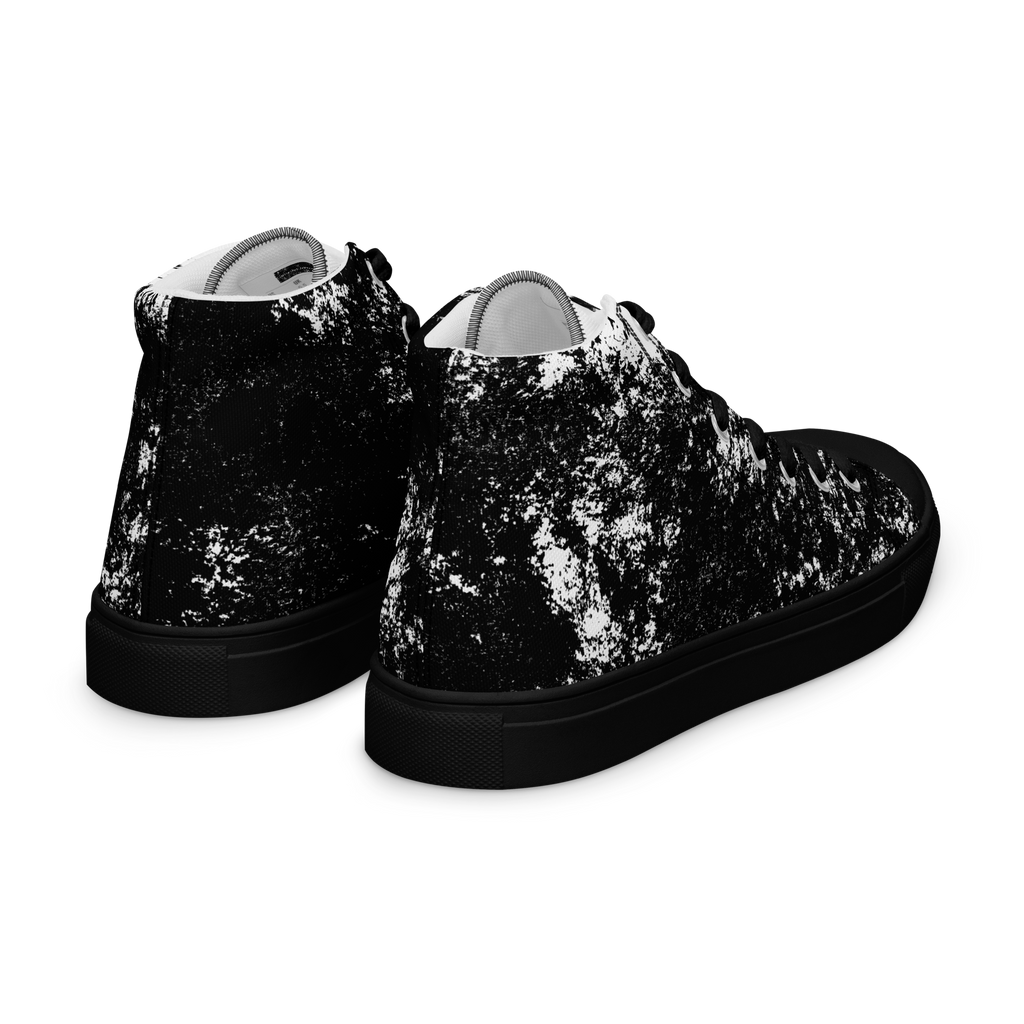 MARBLE BLANC (Men’s High Top Canvas Shoes)