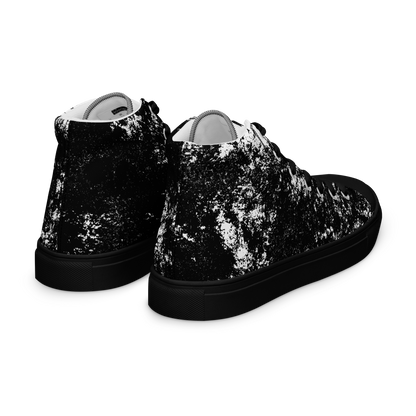 MARBLE WHITE (Men’s High Top Canvas Shoes)