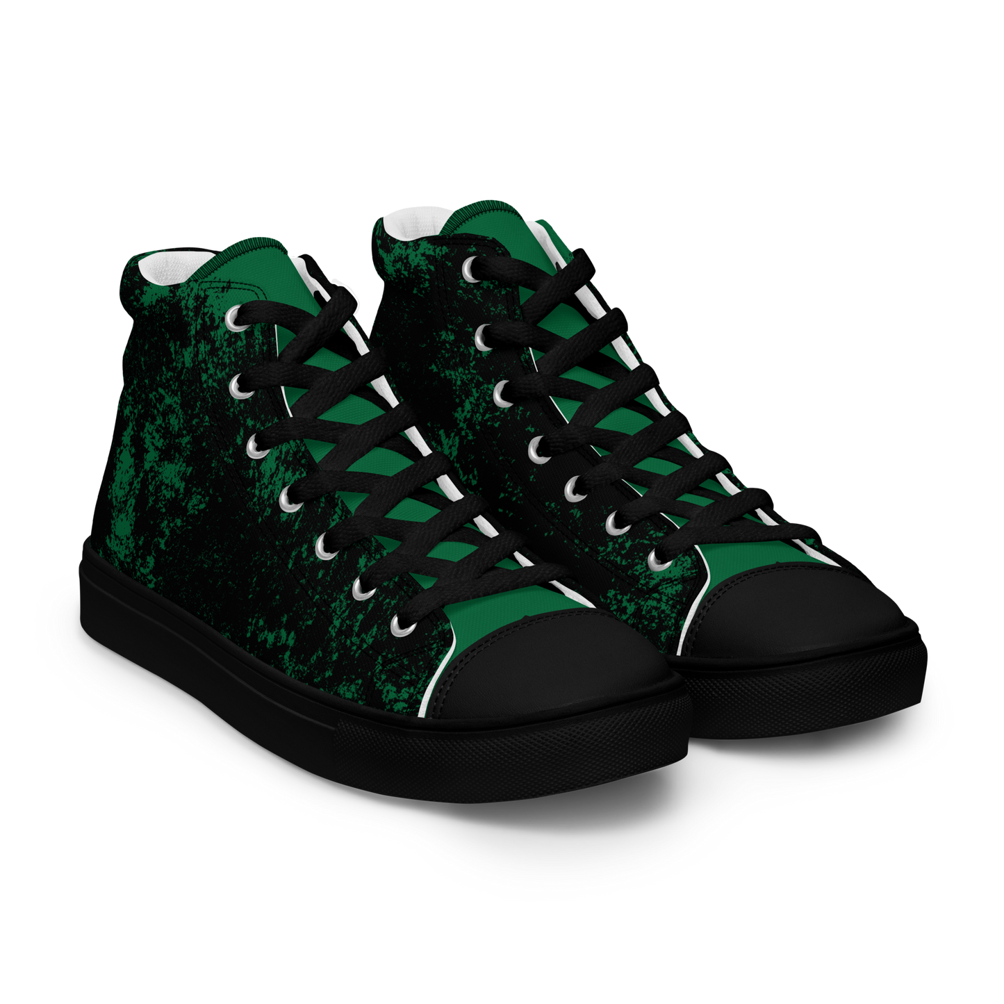 MONEY LIMES (Men’s High Top Canvas Shoes)