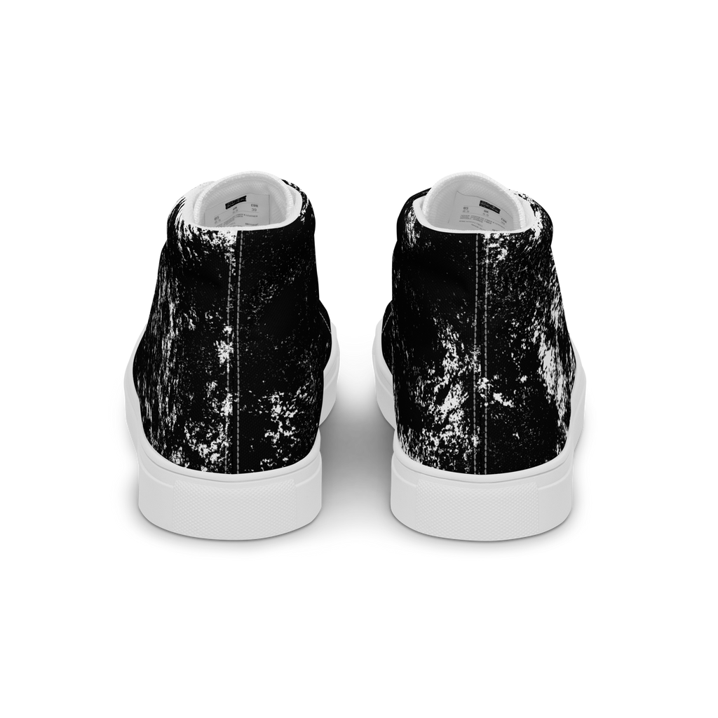 MARBLE BLANC (Men’s High Top Canvas Shoes)