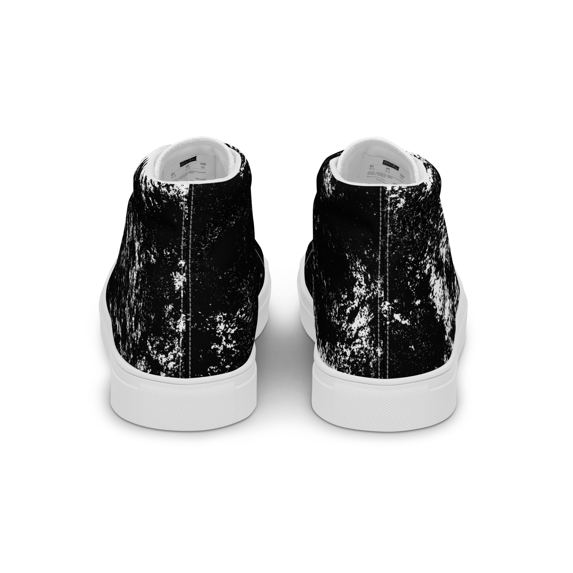 MARBLE BLANC (Men’s High Top Canvas Shoes)
