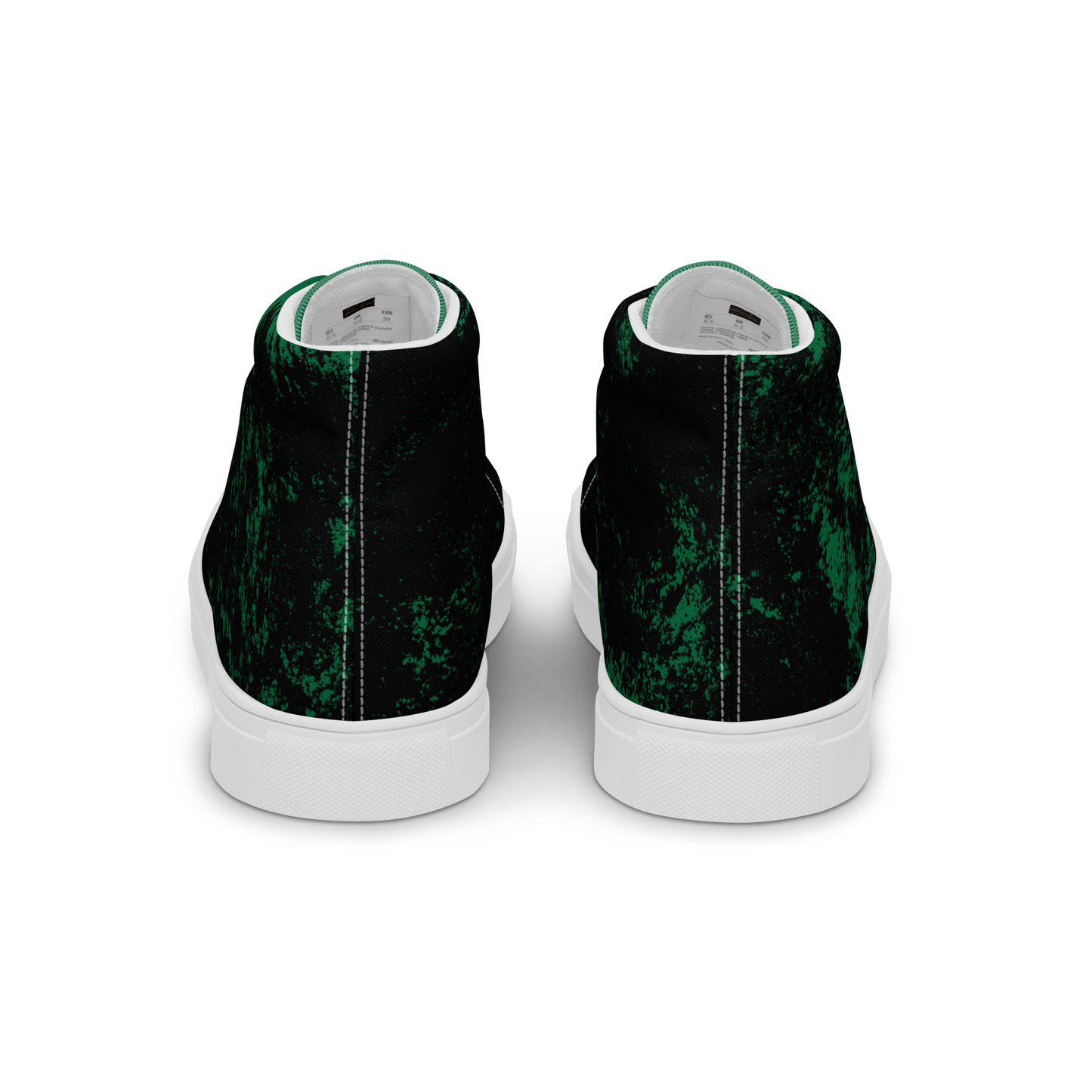 MONEY LIMES (Men’s High Top Canvas Shoes)