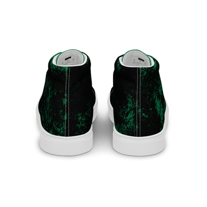 MONEY LIMES (Men’s High Top Canvas Shoes)