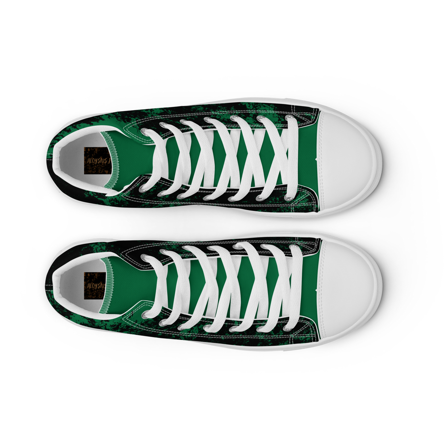 MONEY LIMES (Men’s High Top Canvas Shoes)