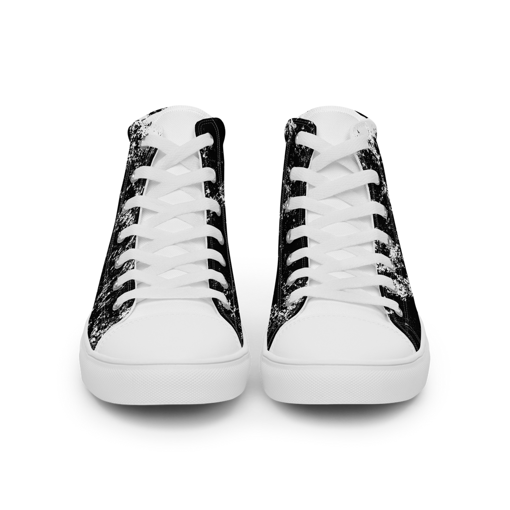 MARBLE BLANC (Men’s High Top Canvas Shoes)