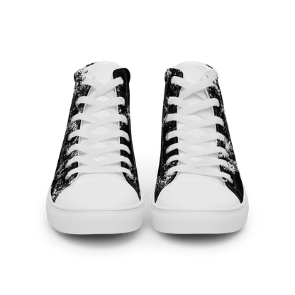 MARBLE WHITE (Men’s High Top Canvas Shoes)