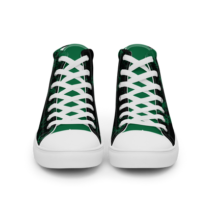 MONEY LIMES (Men’s High Top Canvas Shoes)