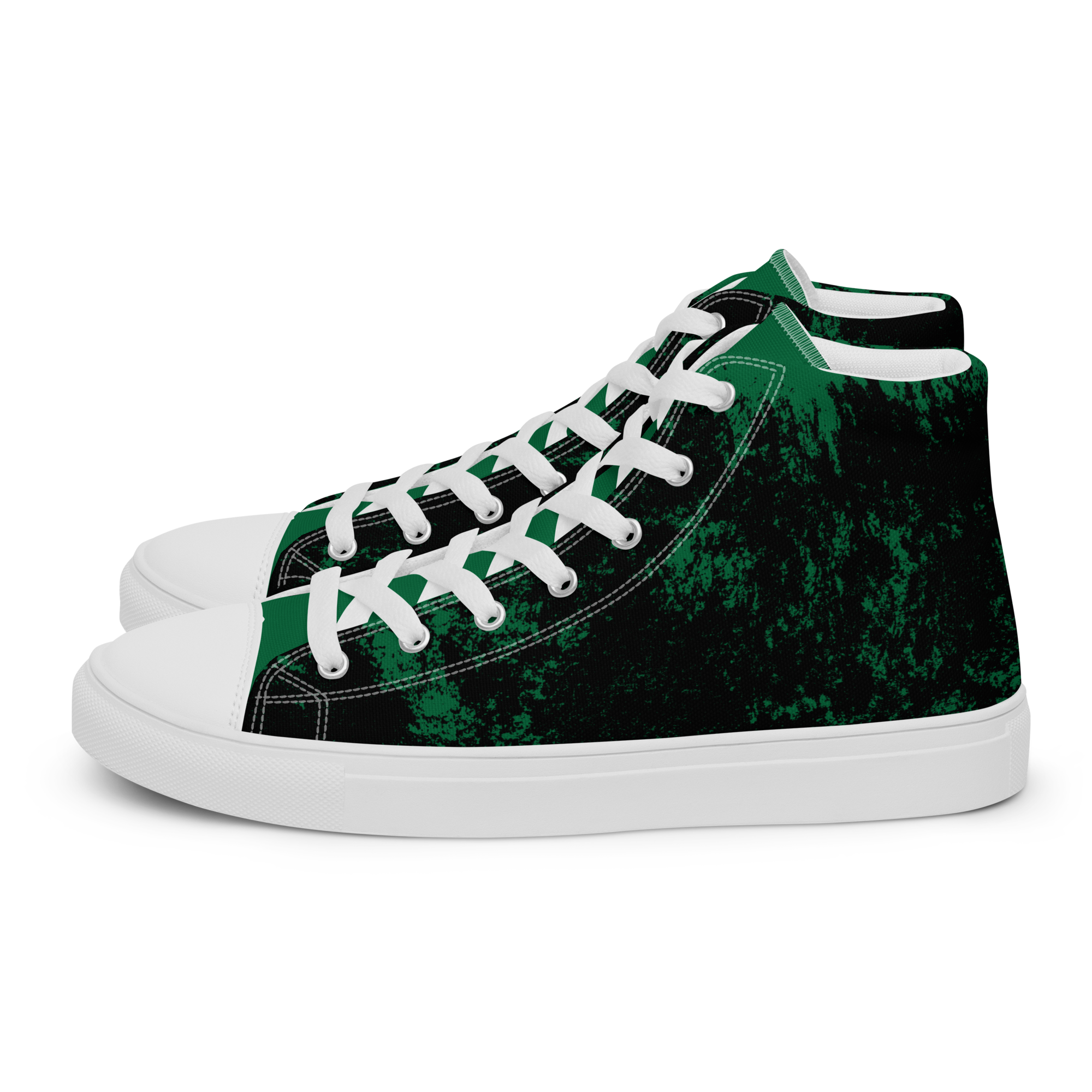 MONEY LIMES (Men’s High Top Canvas Shoes)