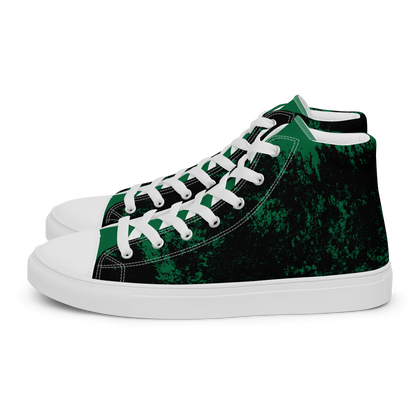 MONEY LIMES (Men’s High Top Canvas Shoes)