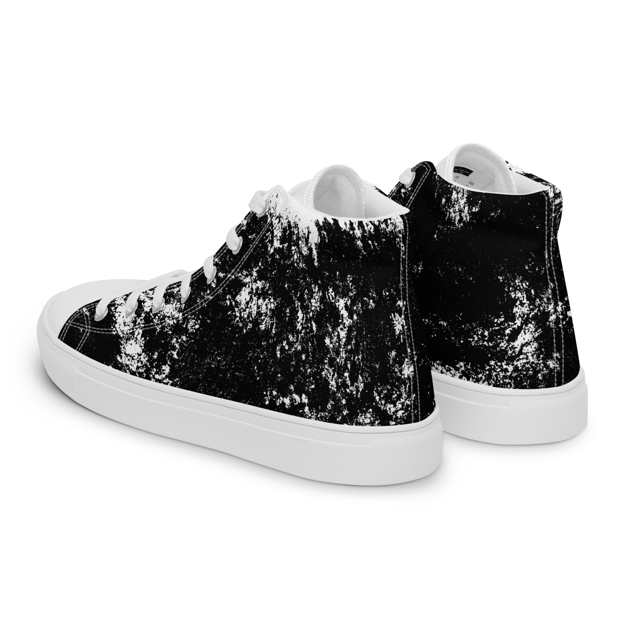MARBLE BLANC (Men’s High Top Canvas Shoes)
