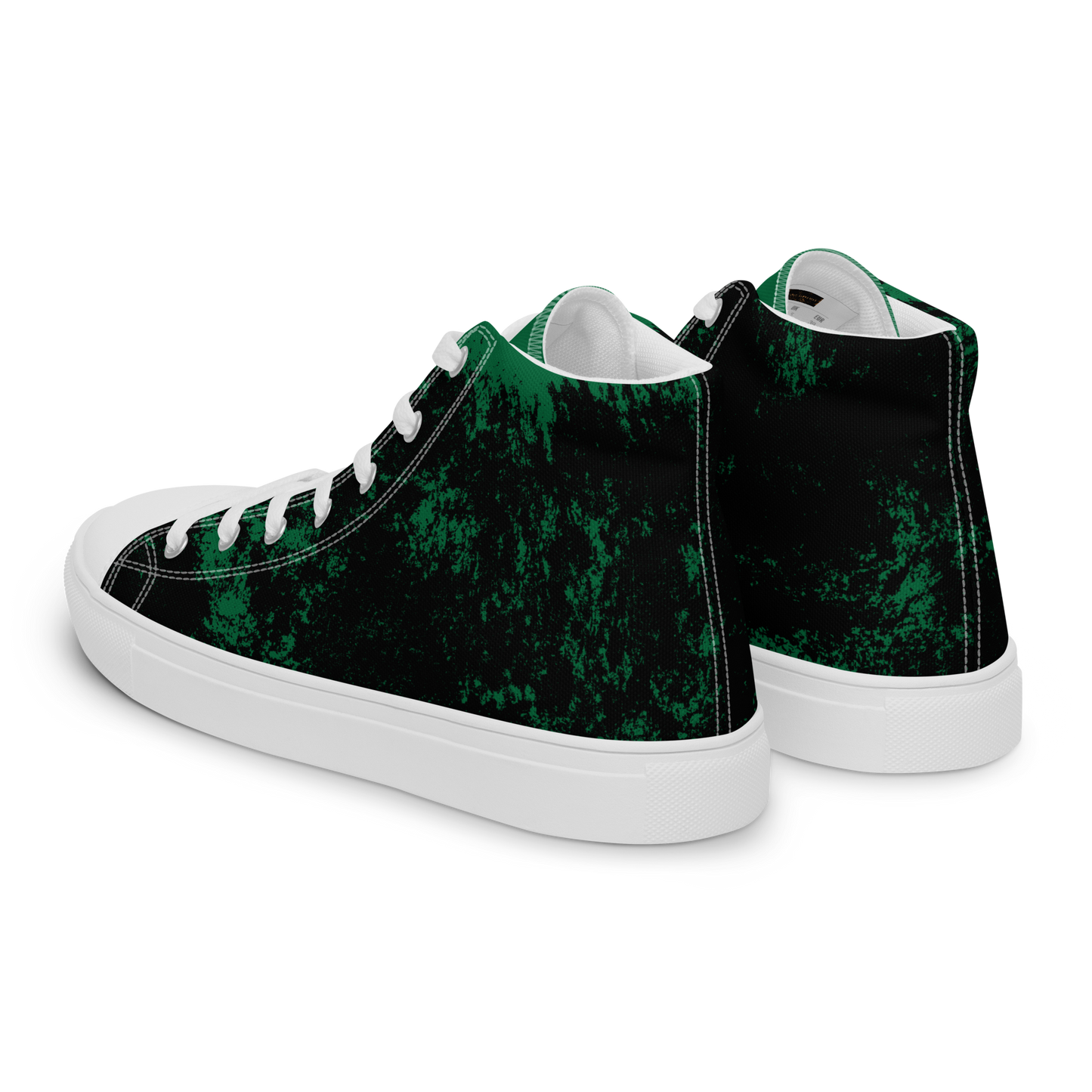 MONEY LIMES (Men’s High Top Canvas Shoes)