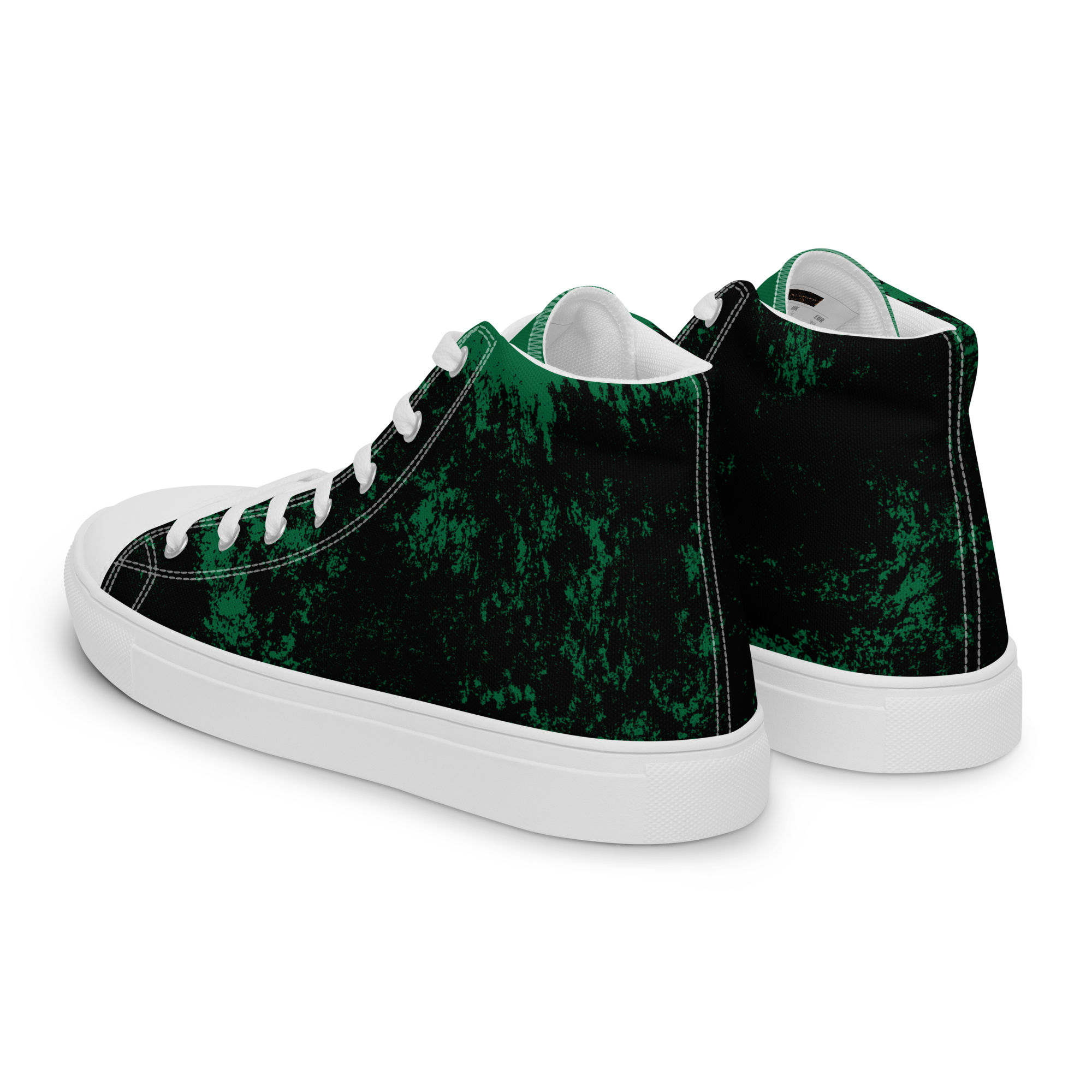 MONEY LIMES (Men’s High Top Canvas Shoes)