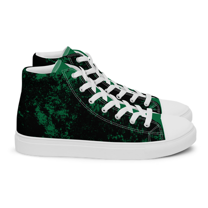 MONEY LIMES (Men’s High Top Canvas Shoes)