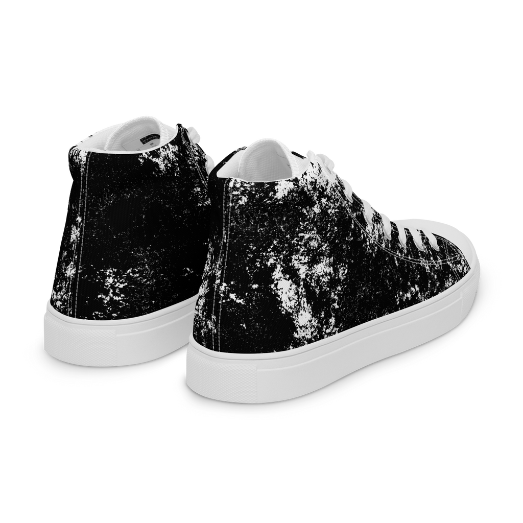 MARBLE BLANC (Men’s High Top Canvas Shoes)