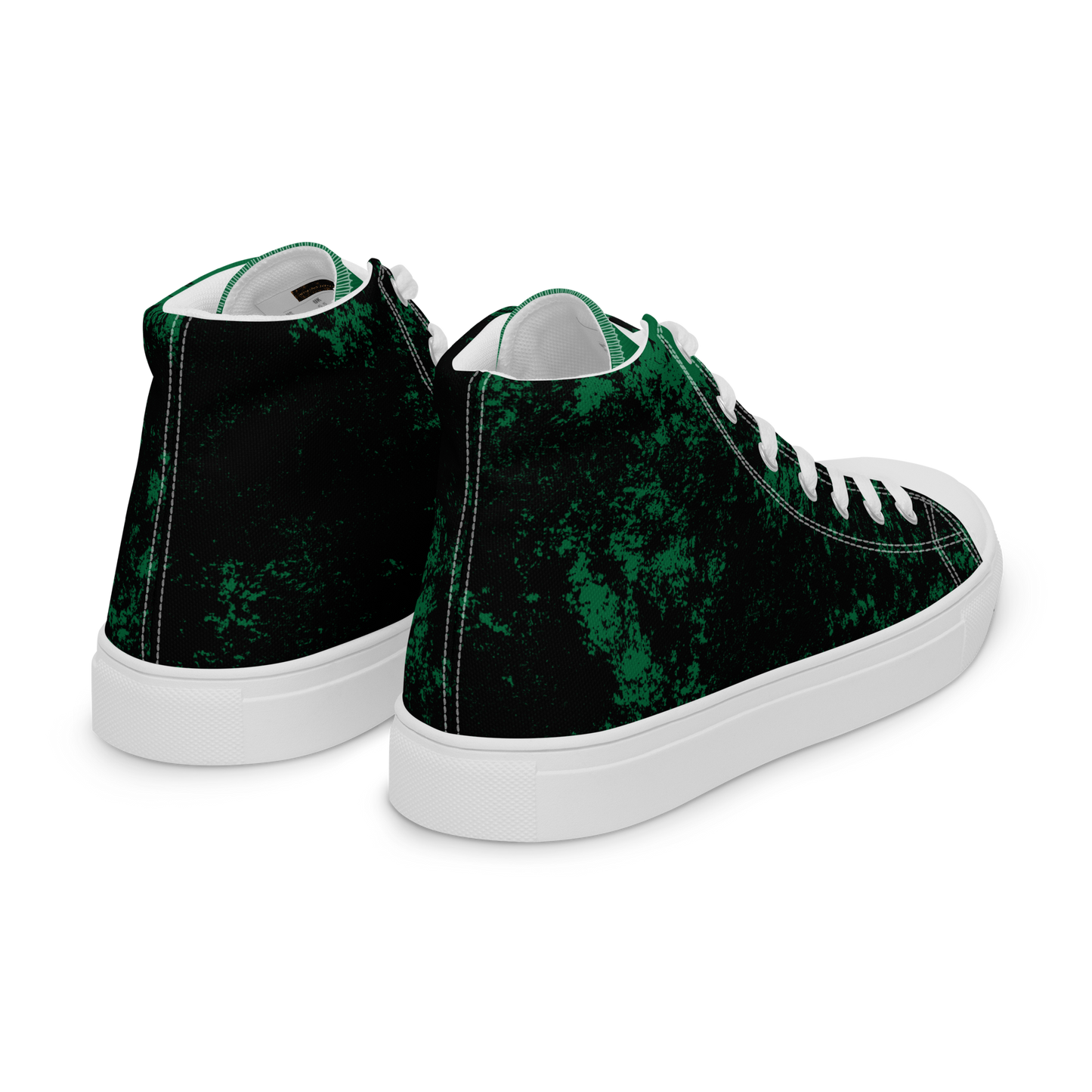 MONEY LIMES (Men’s High Top Canvas Shoes)