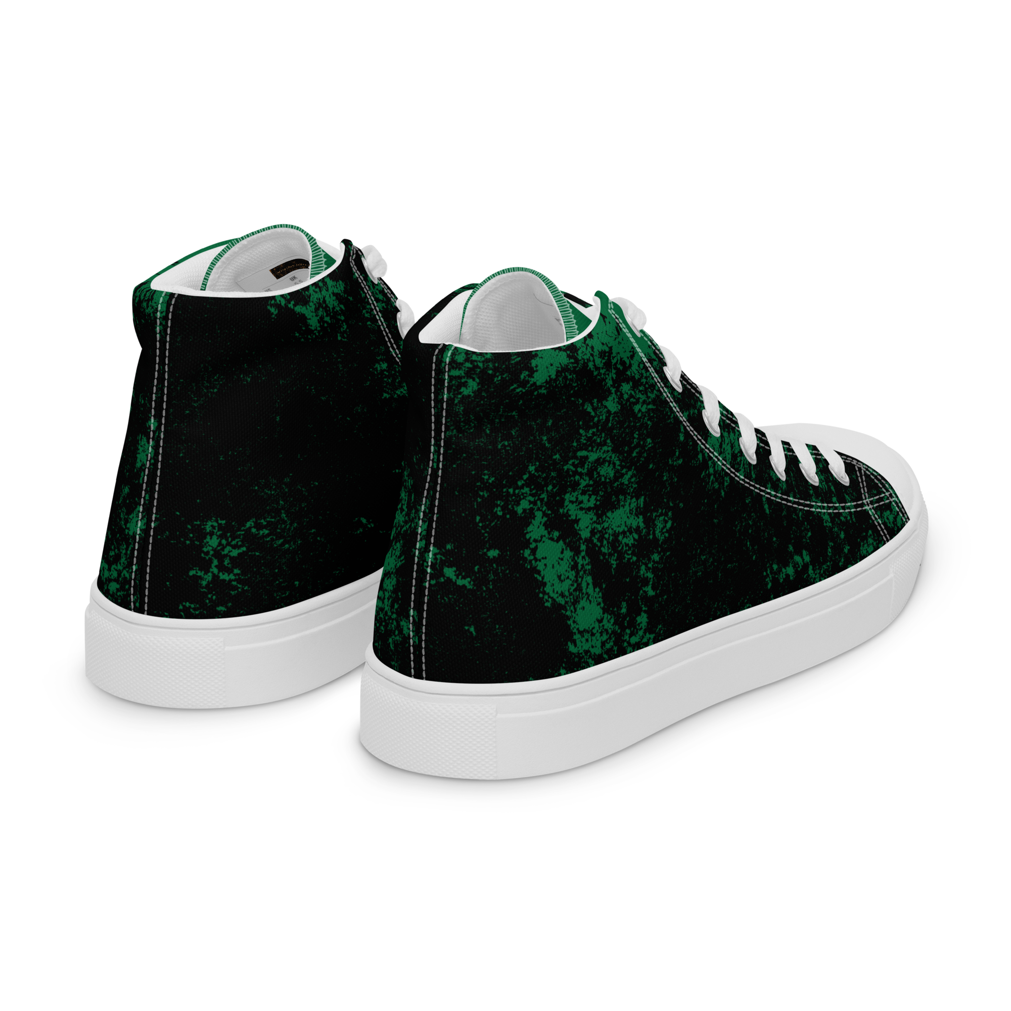 MONEY LIMES (Men’s High Top Canvas Shoes)