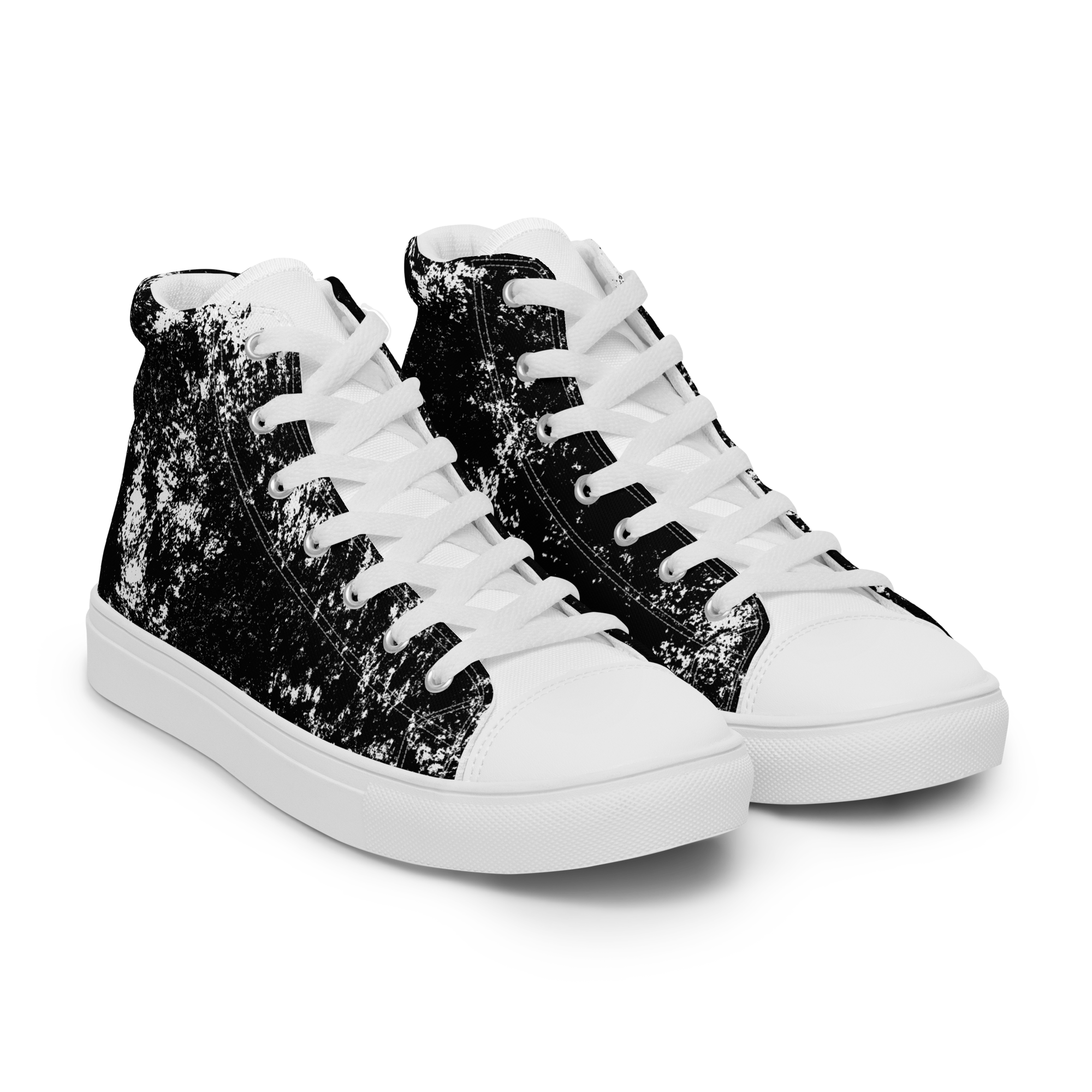 MARBLE BLANC (Men’s High Top Canvas Shoes)