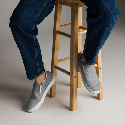 GRAINED GREY (Men's Slip-Ons)