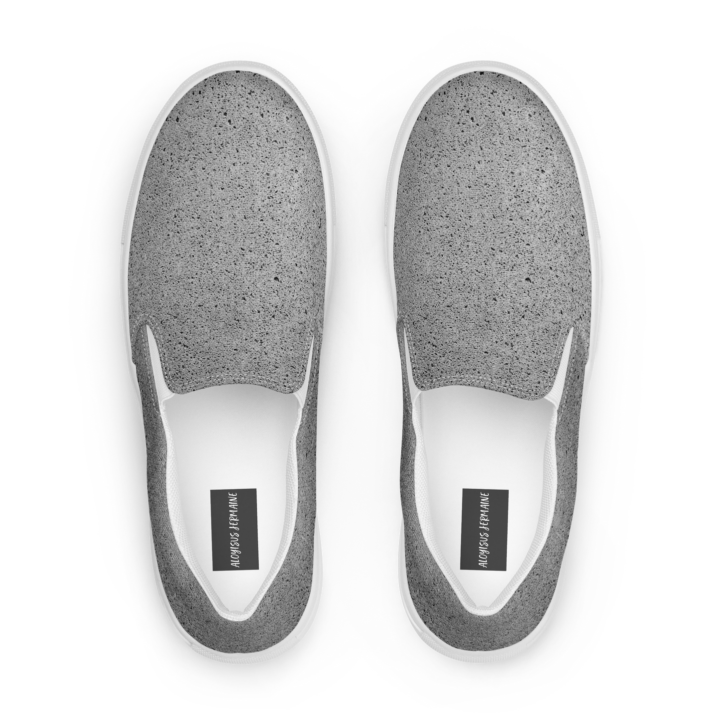 GRAINED GREY (Men's Slip-Ons)