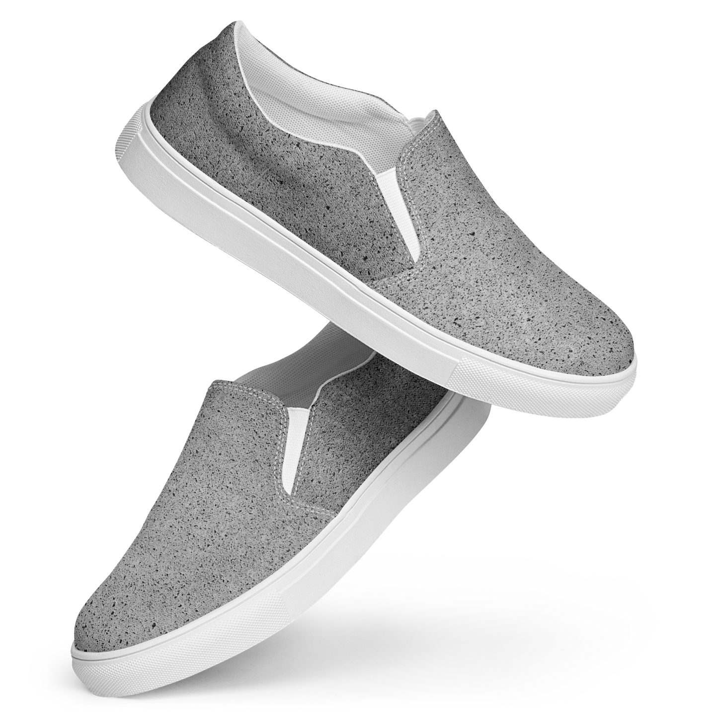 GRAINED GREY (Men's Slip-Ons)