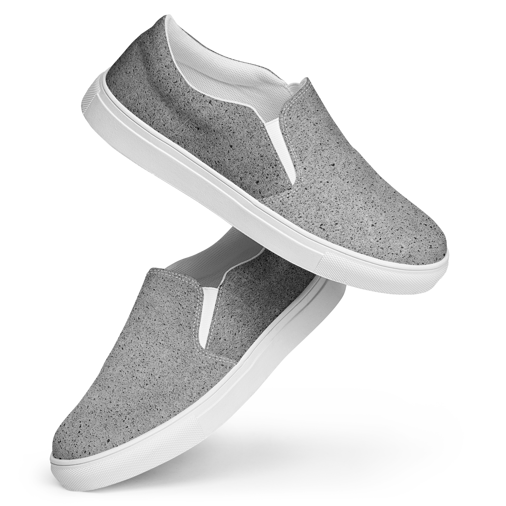 GRAINED GREY (Men's Slip-Ons)