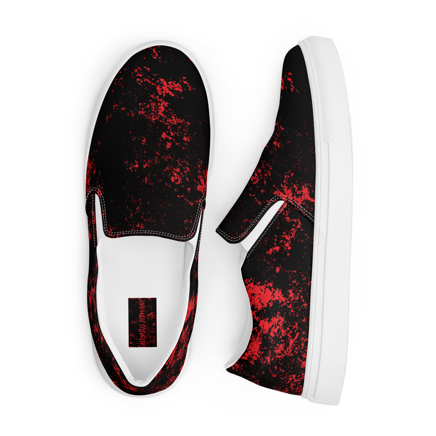 MOODY SCARLET (Men’s Slip-Ons)