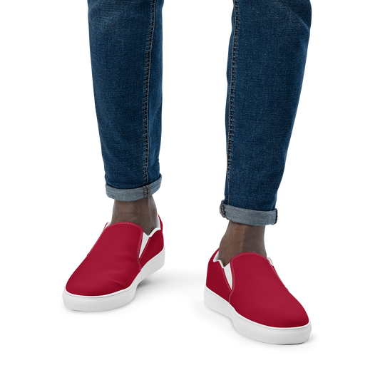 ALOYSIUS SCARLET (Men’s Slip-Ons)