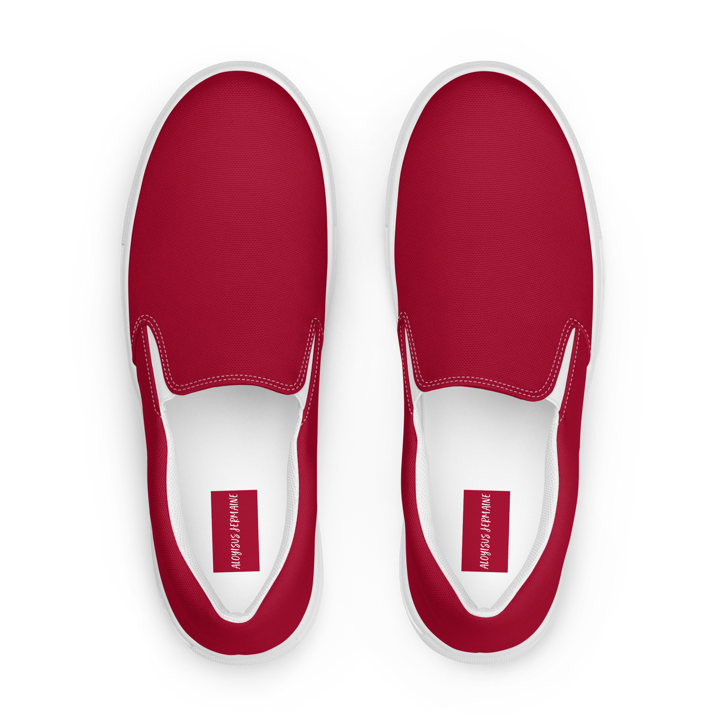 ALOYSIUS SCARLET (Men’s Slip-Ons)