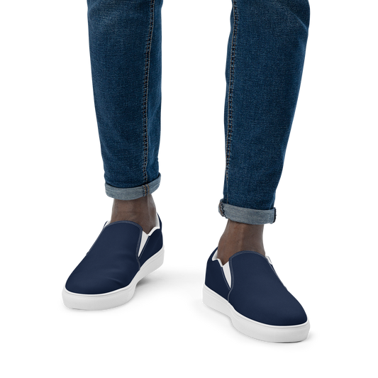 ALOYSIUS NAVY (Men’s Slip-Ons)