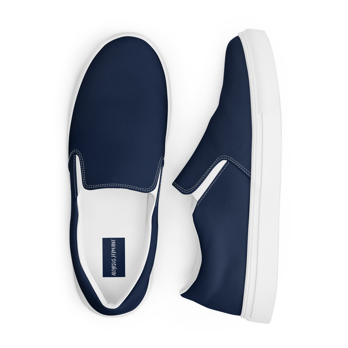 ALOYSIUS NAVY (Men’s Slip-Ons)