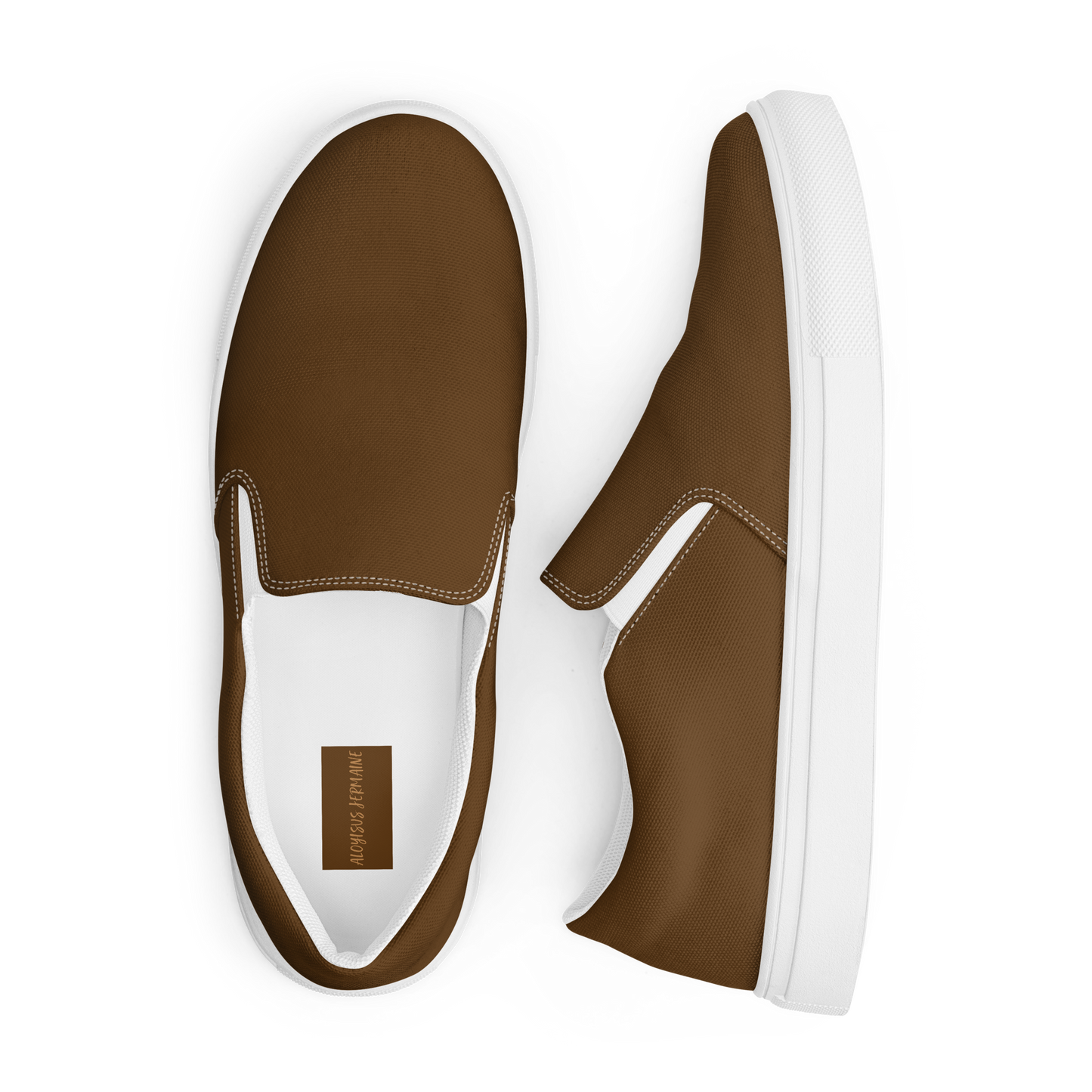 ALOYSIUS MAHOGANY (Men’s Slip-Ons)