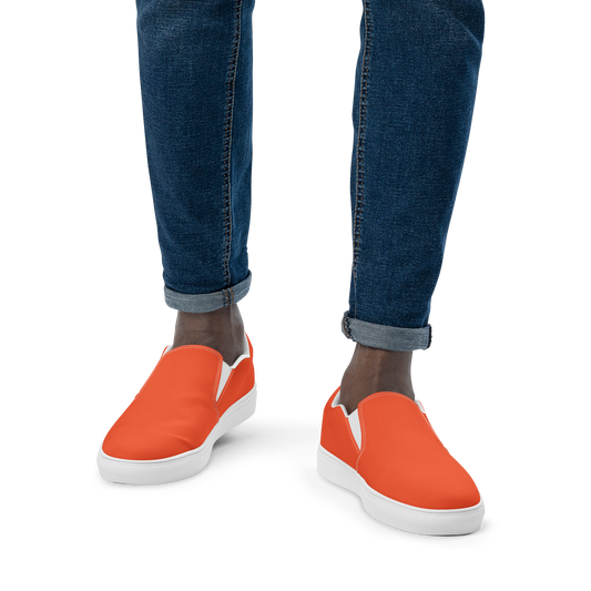 ALOYSIUS TANGERINE (Men’s Slip-Ons)