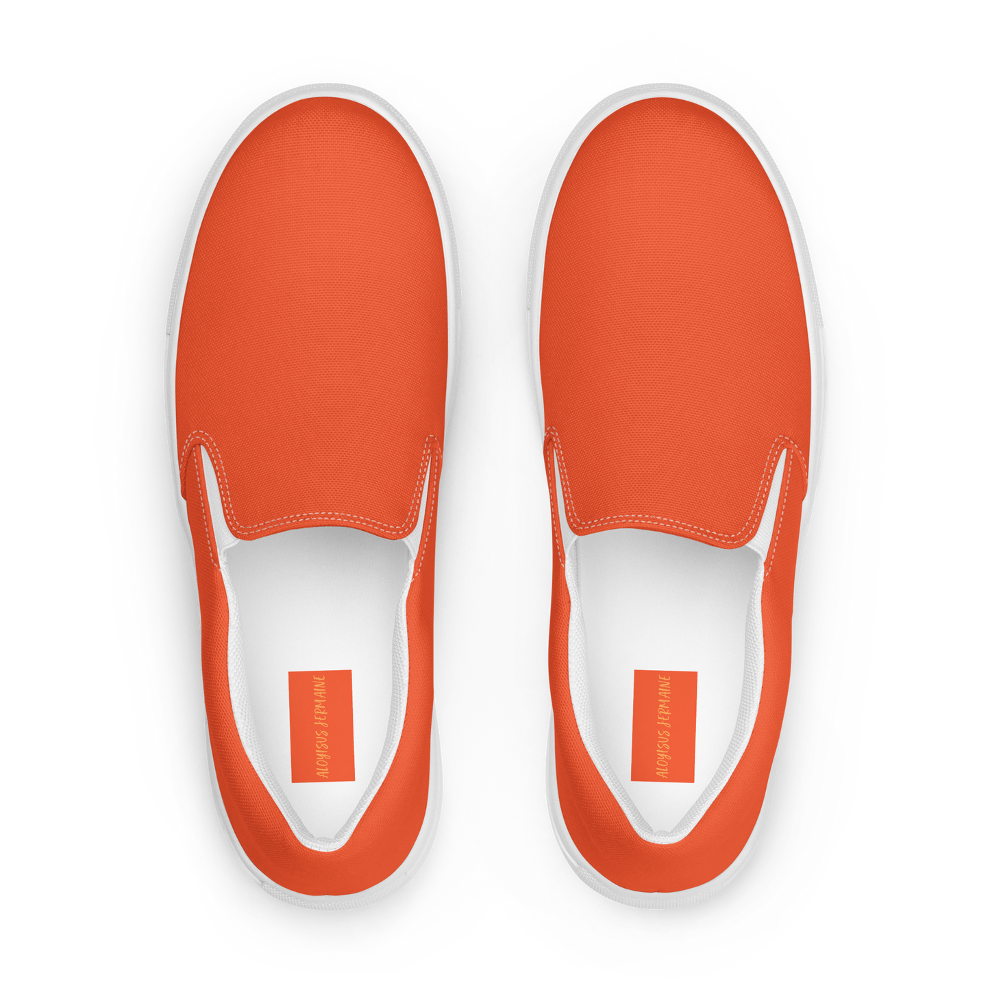 ALOYSIUS TANGERINE (Men’s Slip-Ons)