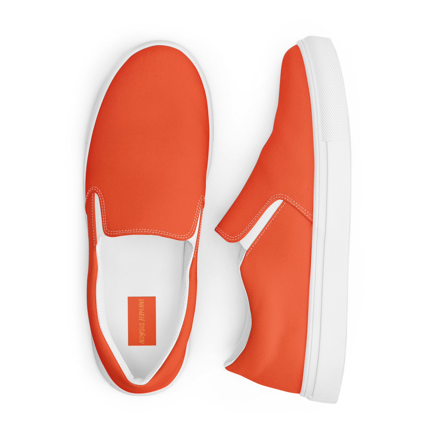 ALOYSIUS TANGERINE (Men’s Slip-Ons)