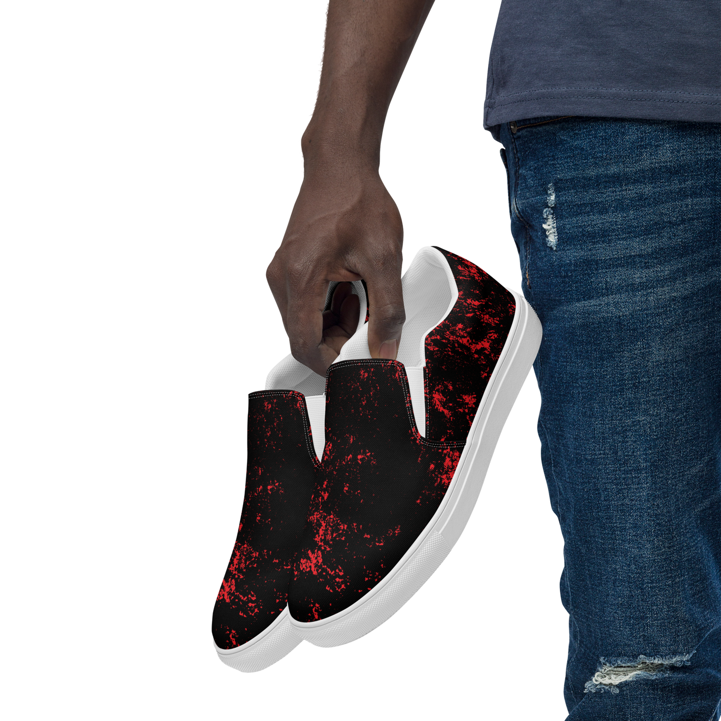 MOODY SCARLET (Men’s Slip-Ons)