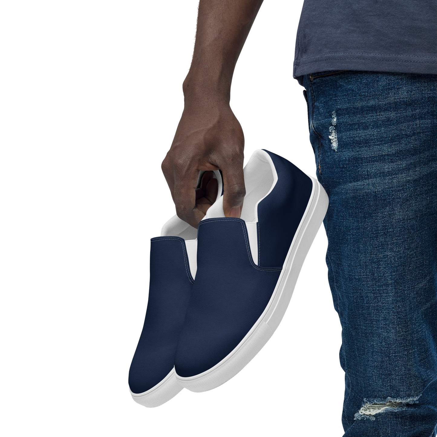 ALOYSIUS NAVY (Men’s Slip-Ons)